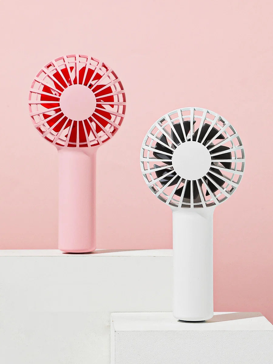 Candy Series 1200mAh Mini Fan (Pink)