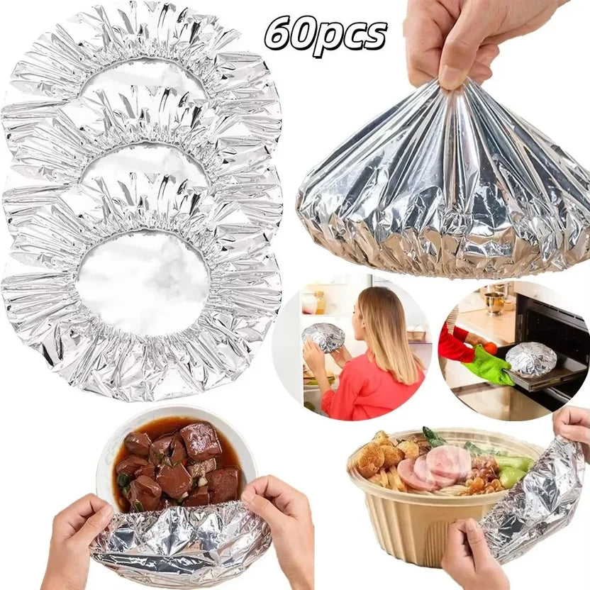 Reusable Aluminum Foil Bowl Cover