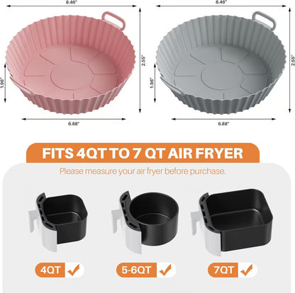 🔥Air Fryer Silicone Baking Tray🍟