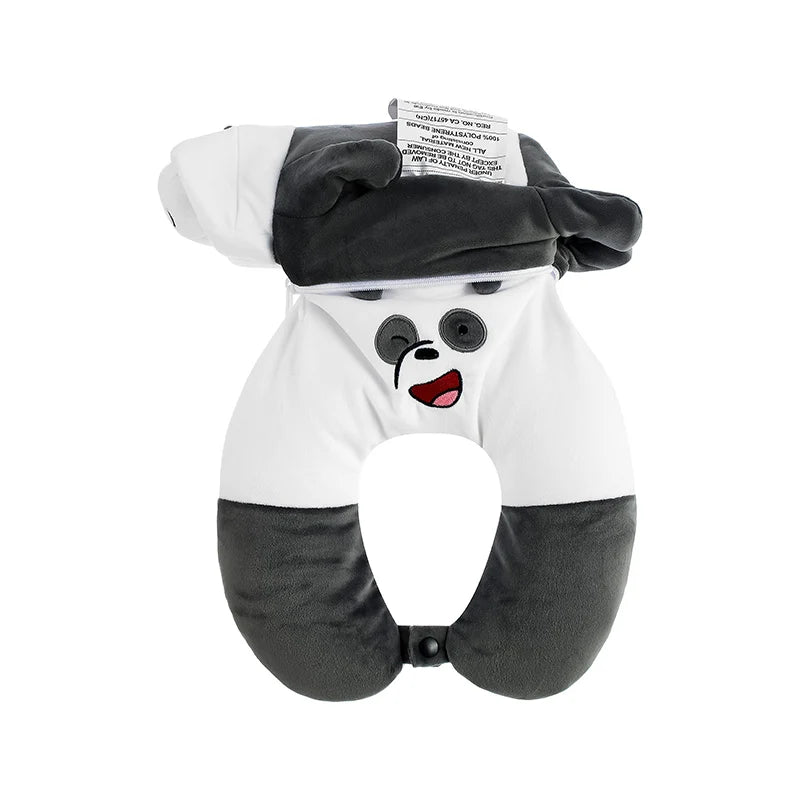 We Bare Bears Adjustable U-shaped Pillow (Panda)