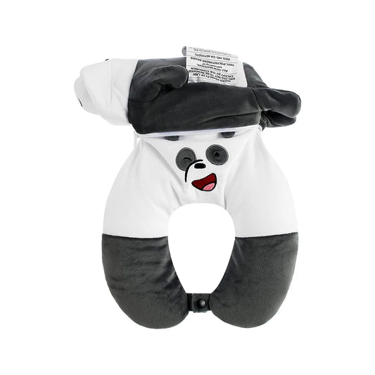 We Bare Bears Adjustable U-shaped Pillow (Panda)