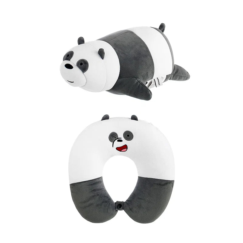 We Bare Bears Adjustable U-shaped Pillow (Panda)