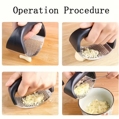 🔥430 Stainless Steel Ring Garlic Press