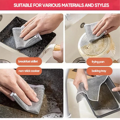 Multifunctional Wire Dish Cleaning Cloth (Buy 10 Get 10 Free – Pack of 20)