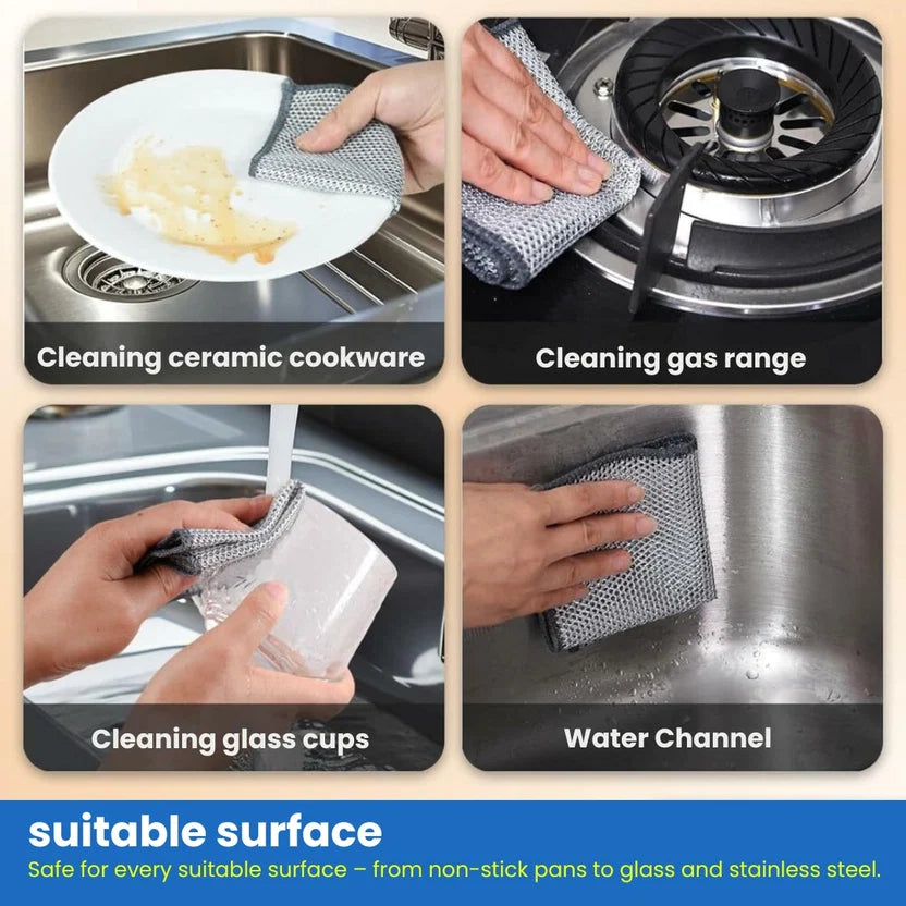 Multifunctional Wire Dish Cleaning Cloth (Buy 10 Get 10 Free – Pack of 20)