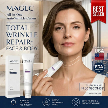 🔥Visible results in just 60 seconds - MAGEC® Collagen Fullerene Lifting and Firming Cream – The First Step to Becoming Beautiful✨