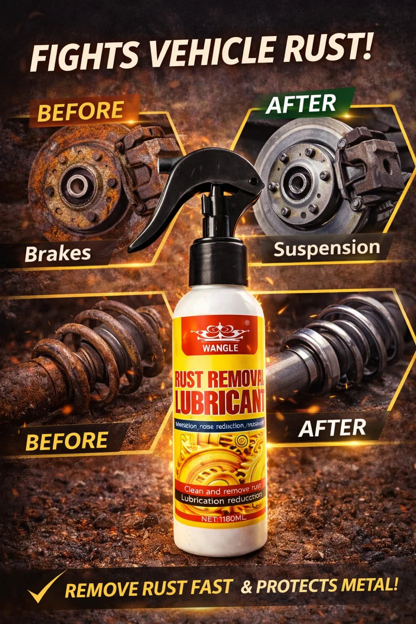 ⏳🏆Anti-Rust Lubricant Spray & Rust Remover-4| 🔥Buy 1 Get 1 Free🔥