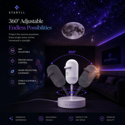 Aurora Galaxy Projection Lamp