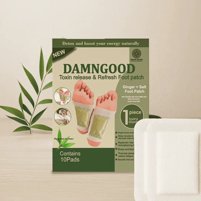 Detox Foot Patch- 10 Patches - Better Sleep, remove body toxins