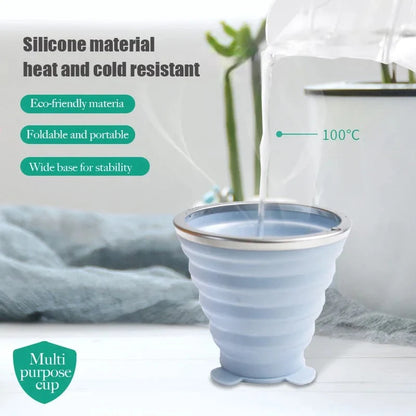 Portable Silicon Folding Glass