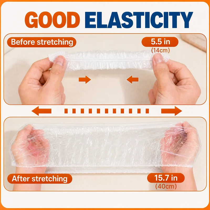 🔥Limited time 50% off！🥗Say goodbye to troublesome traditional cling film! 🍽️ Disposable Stretch Bowl Covers – Keep Food Fresh & Protected Easily